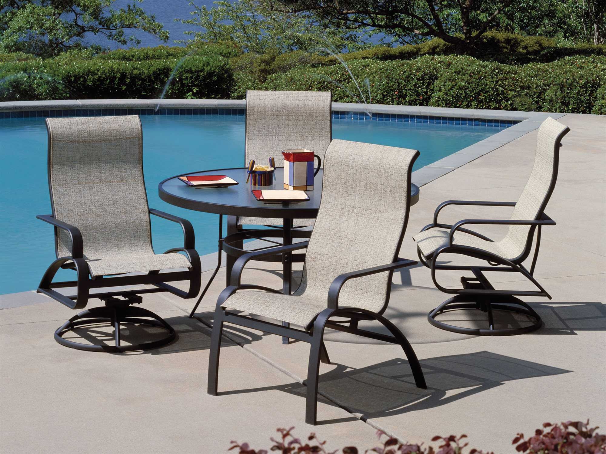 WINSTON Sling High Back Swivel Tilt Dining Chair by Winston M53049